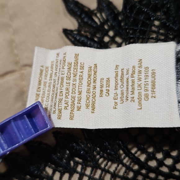 Free People see through lace Boho Cami - Picture 6 of 7